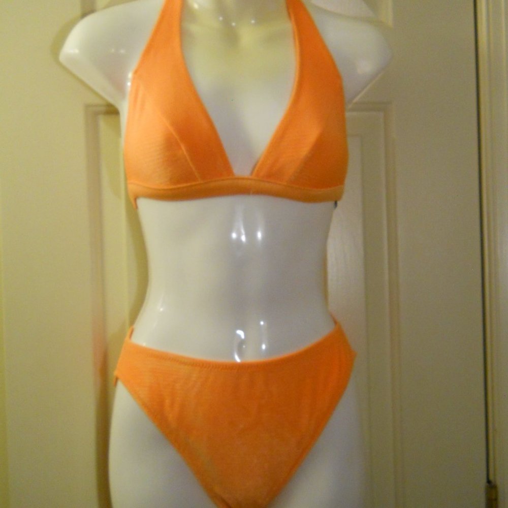 Orange 2 pc bathing suit